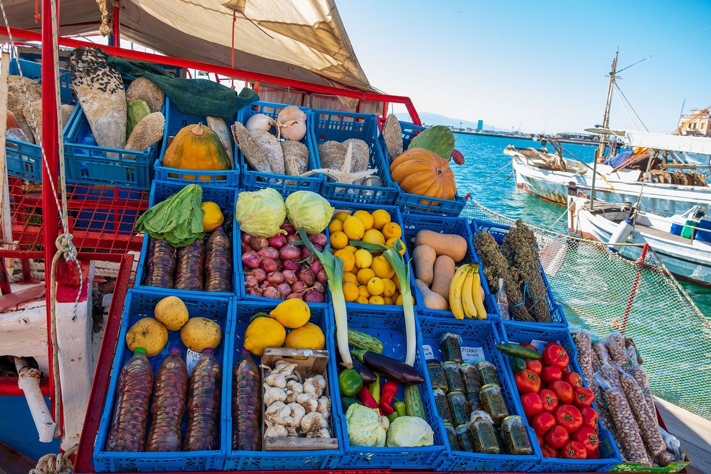 Bateau marché