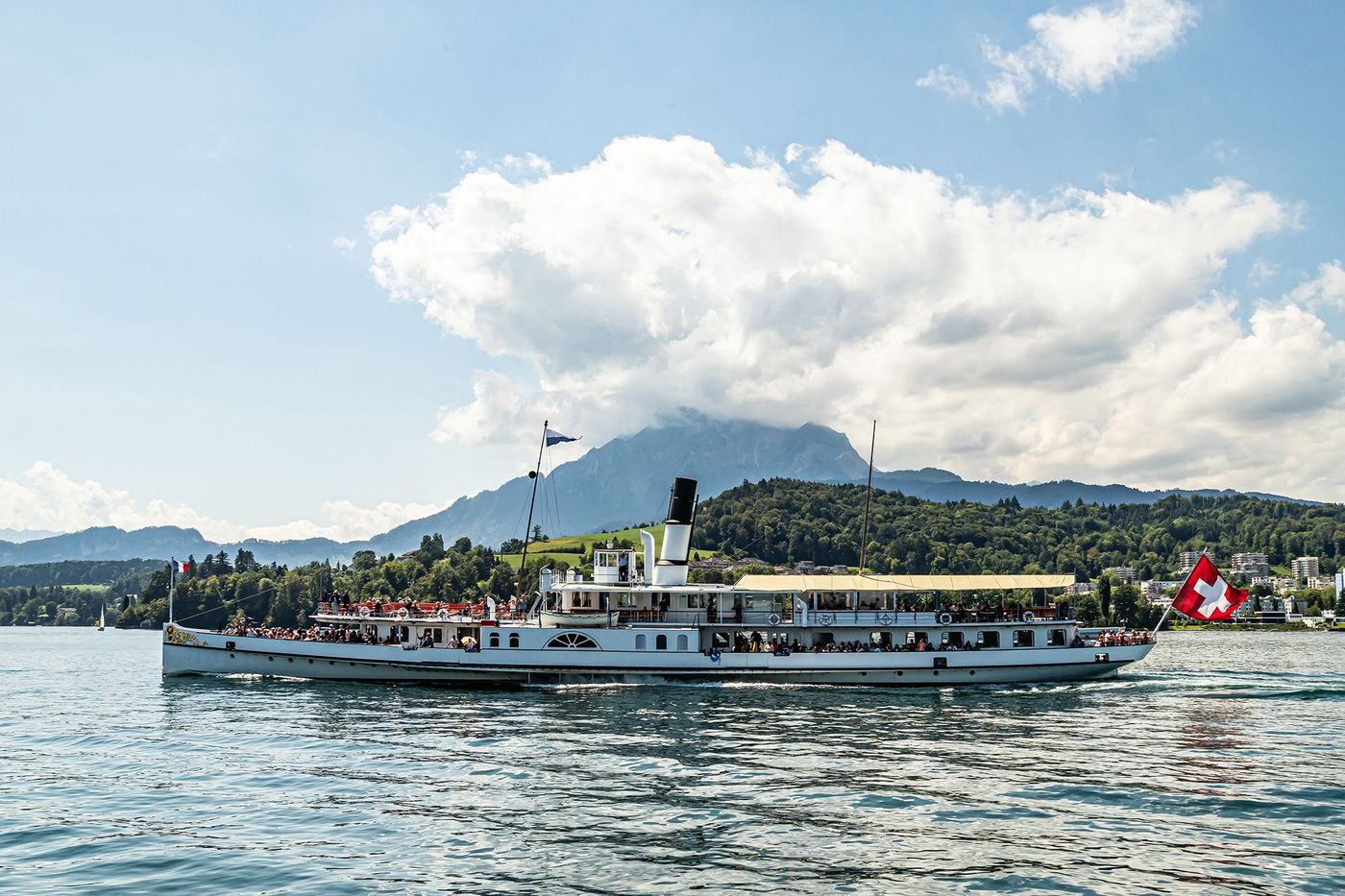 Bateau à vapeur - lac des Quatre-Cantons