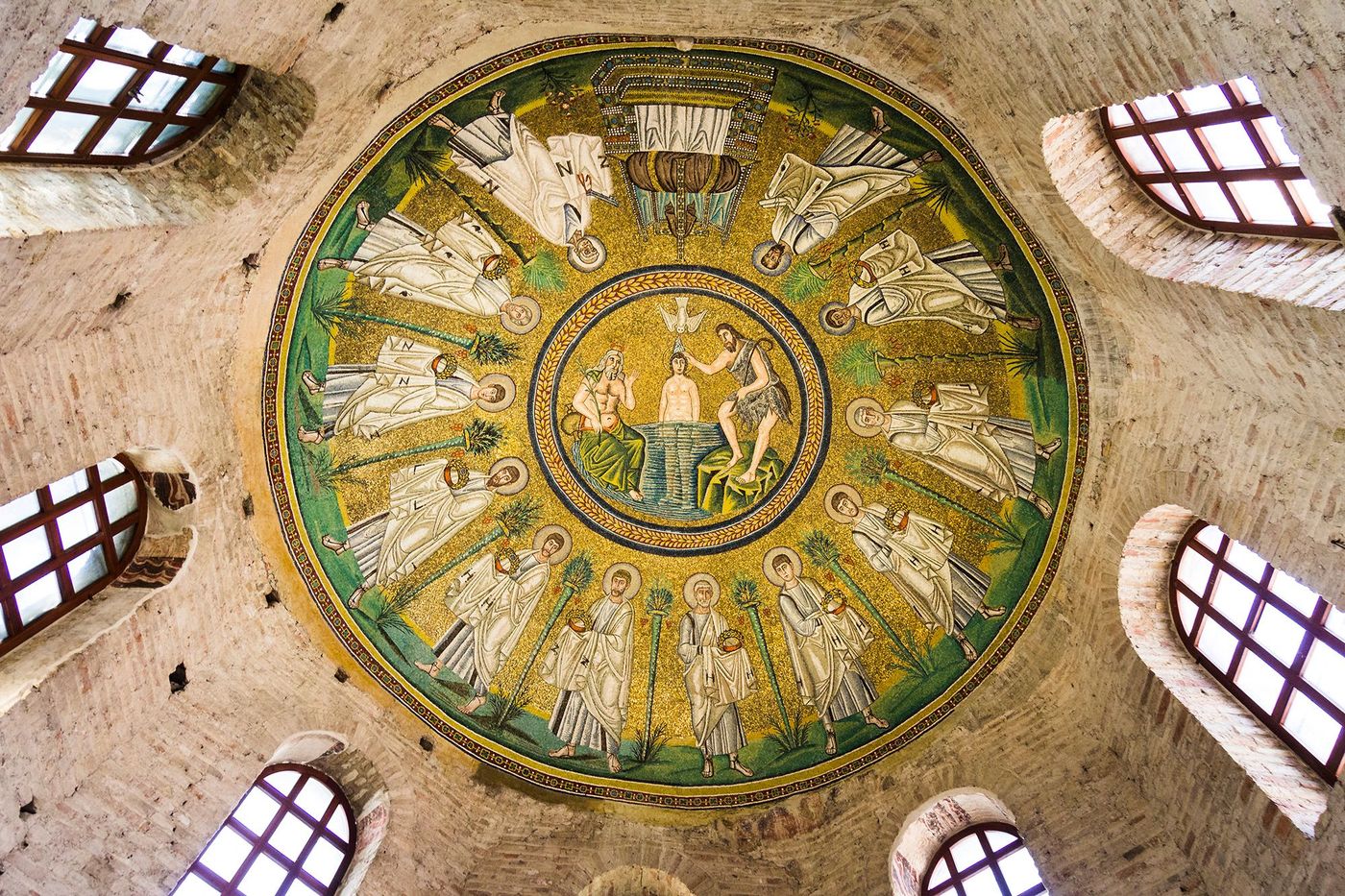 Battistero degli Ariani - mosaïque - Ravenne