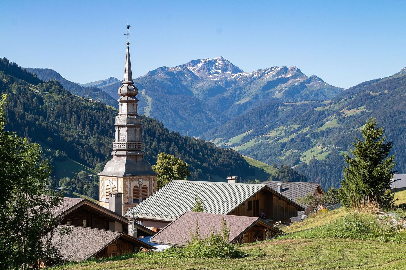 Village d'Hauteluce dans le Beaufortain - Alpes