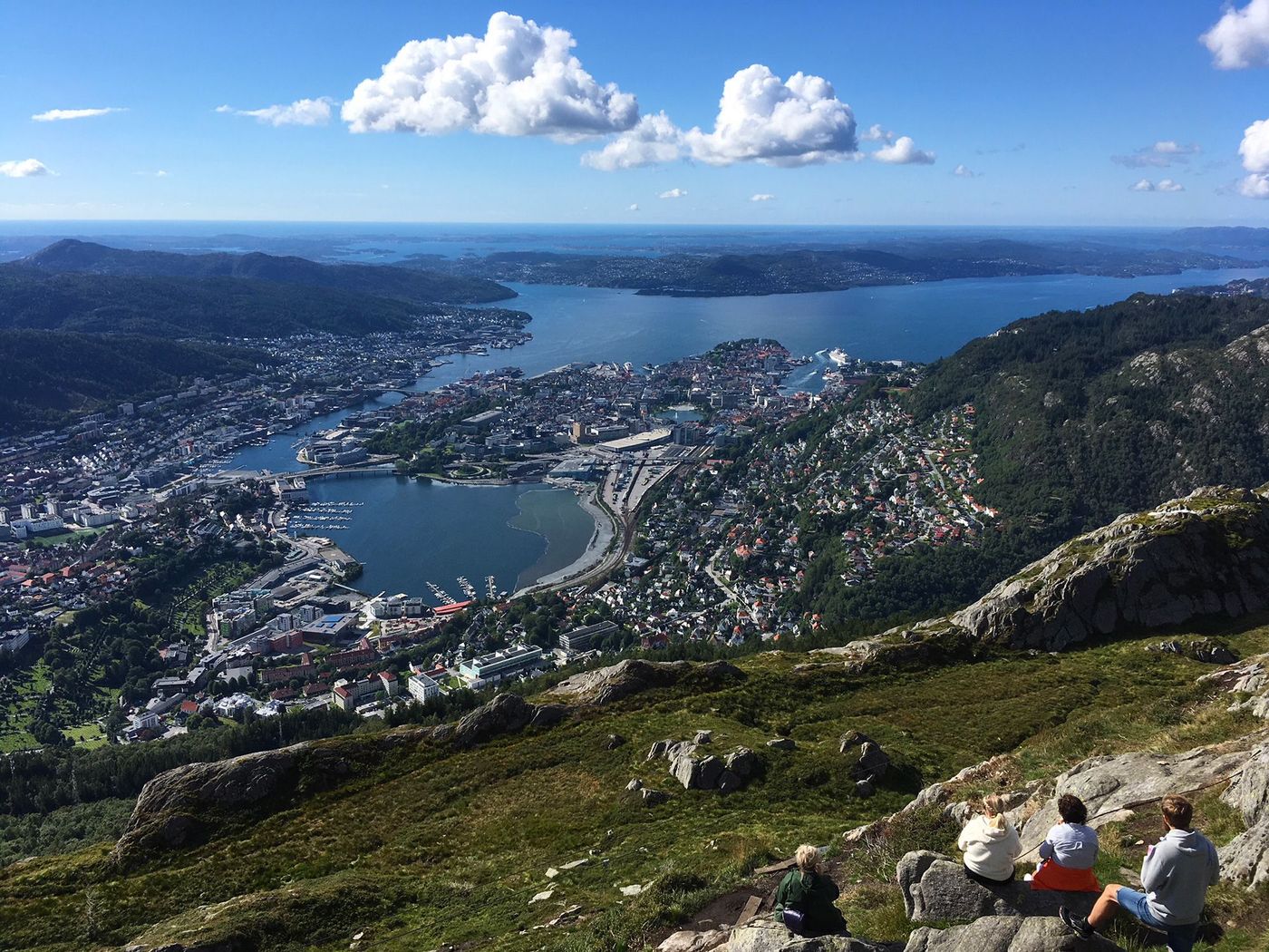 Bergen vu du Mont Ulriken
