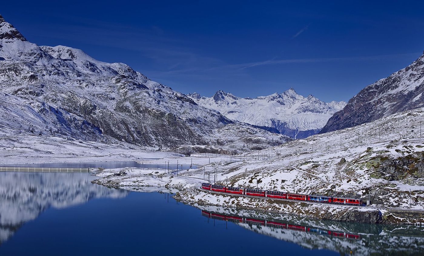 Suisse train Bernina Express