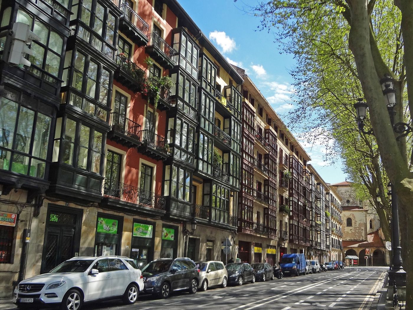 Bilbao Immeubles avec bow-windows