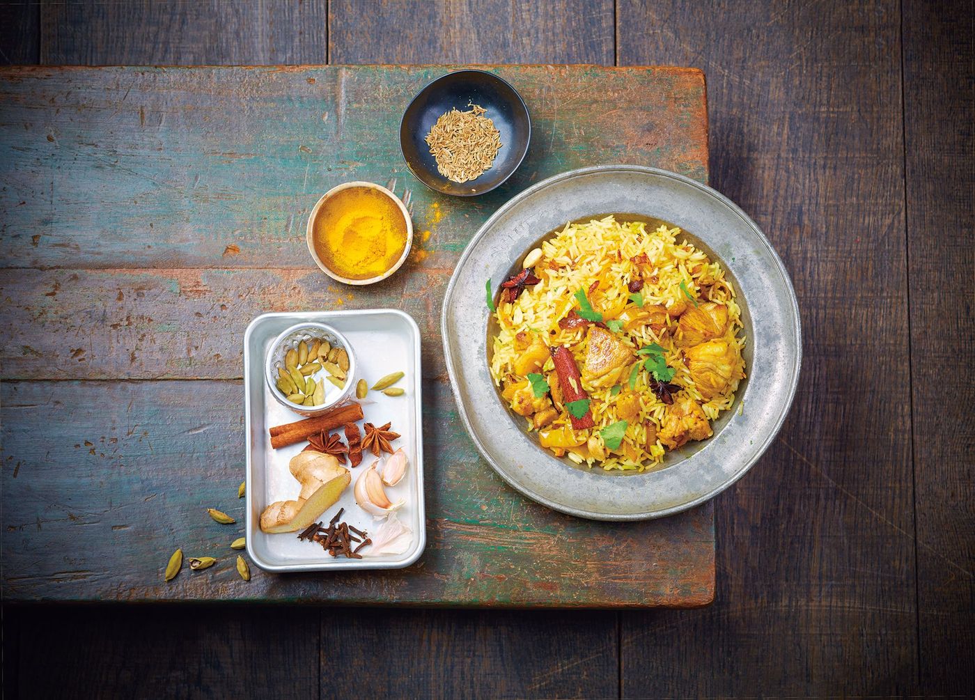 Biryani d'agneau au wok