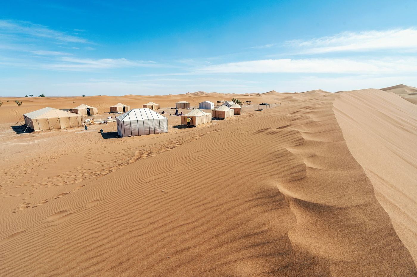 Bivouac dans le désert