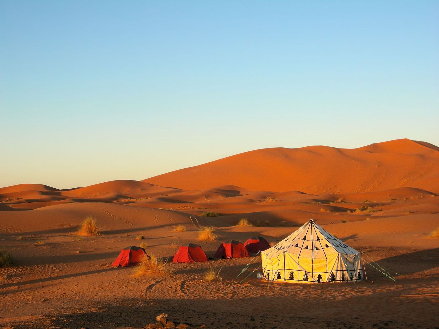 Bivouac sauvage - désert marocain