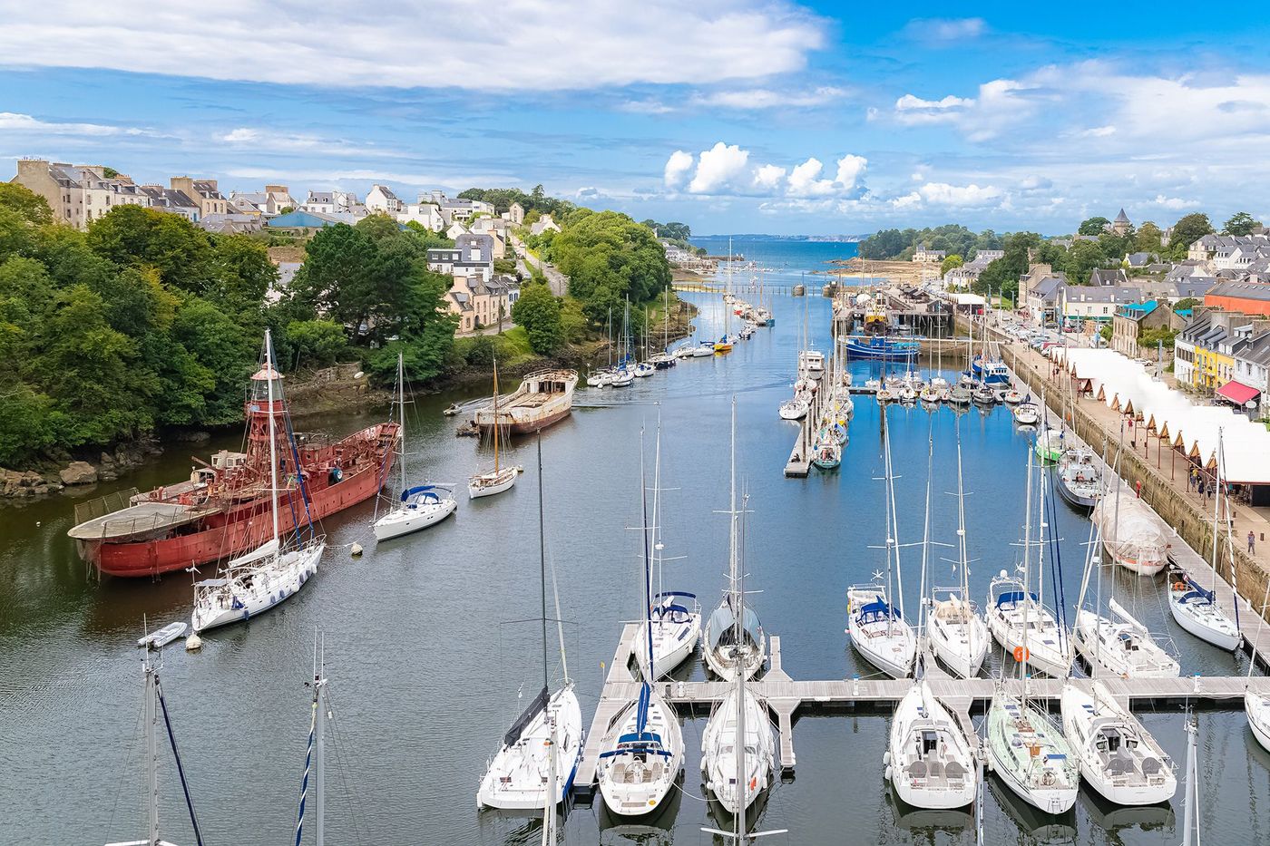 Bretagne Douarnenez Port Rhu