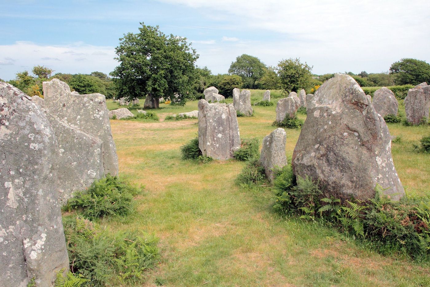 Bretagne Alignements de Kerzerho