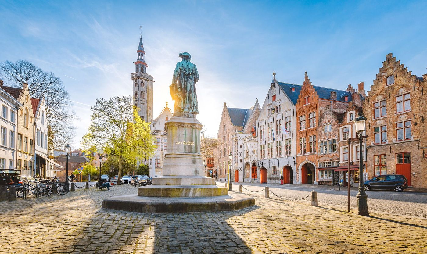 Bruges Square Jan Van Eyck