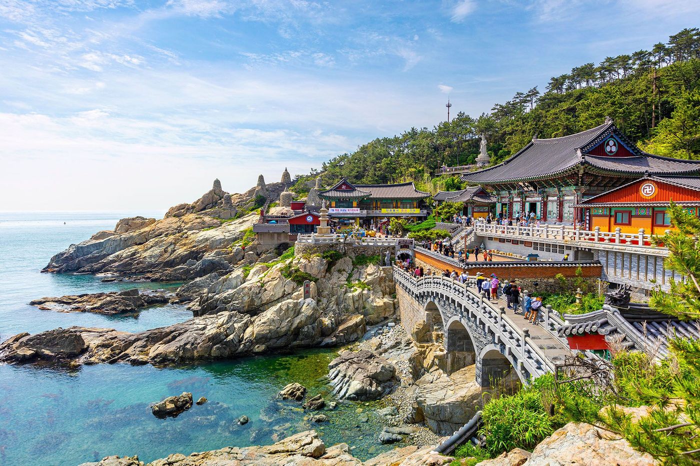Temple Haedong Yonggungsa à Busan - Corée du Sud