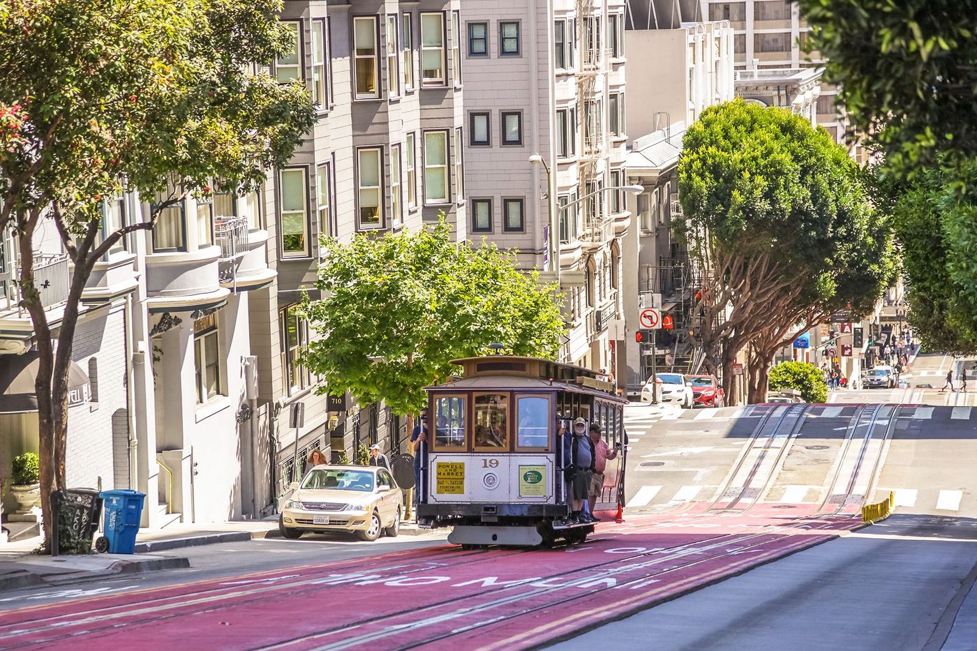 Cable Car on Powell Street