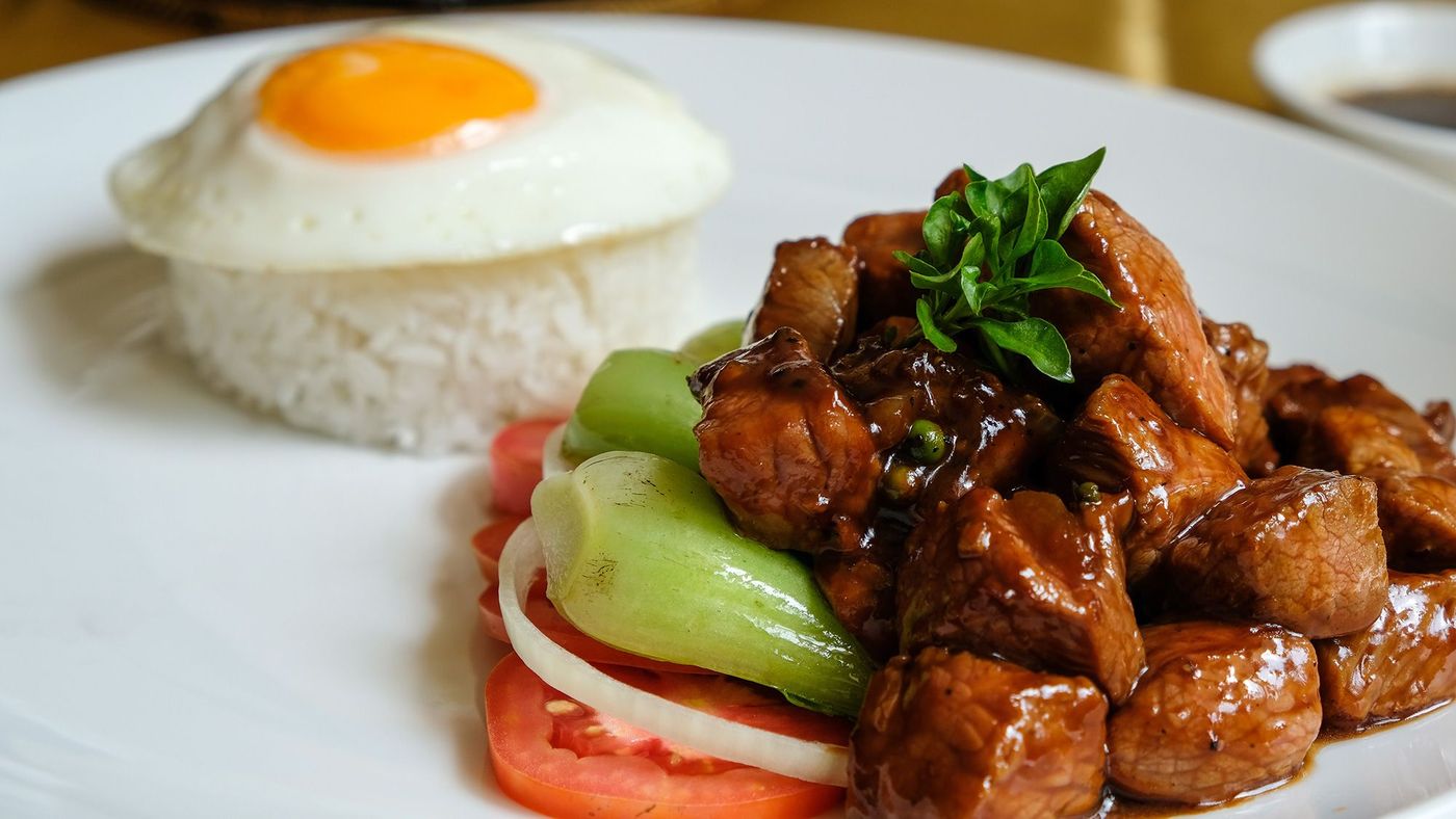 Cambodge Boeuf Lok lak
