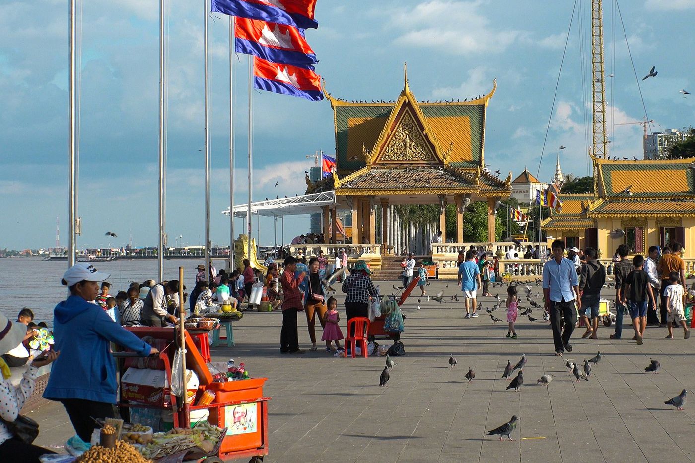 Cambodge Phnom Penh Quai Sisowath