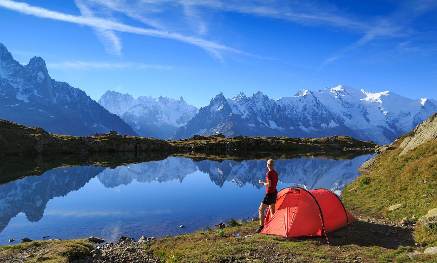 Camping dans les environs de Chamonix