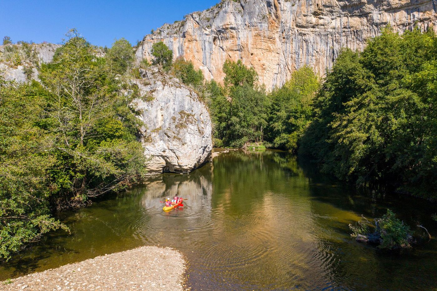 Canoë sur le Célé