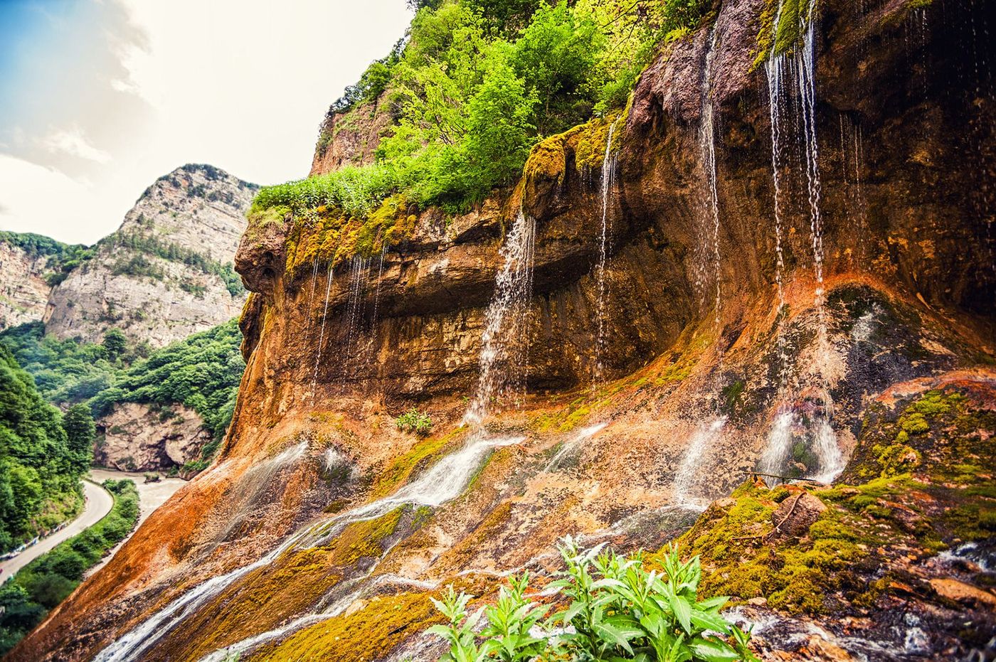 Russie Cascades de Chegem