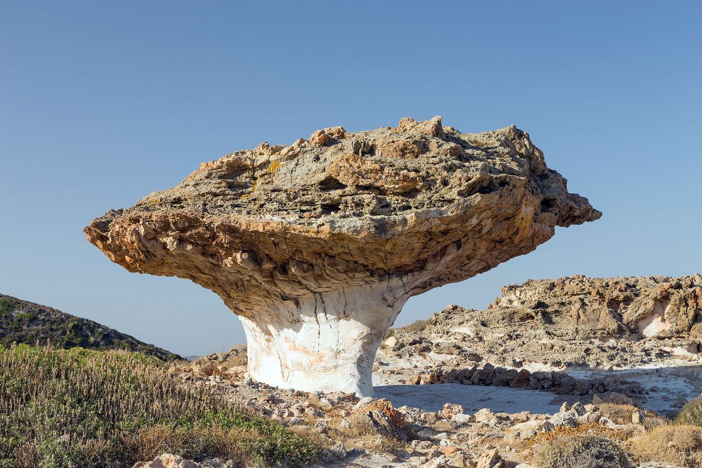 Champignon rocheux de Skiadi - Kimolos