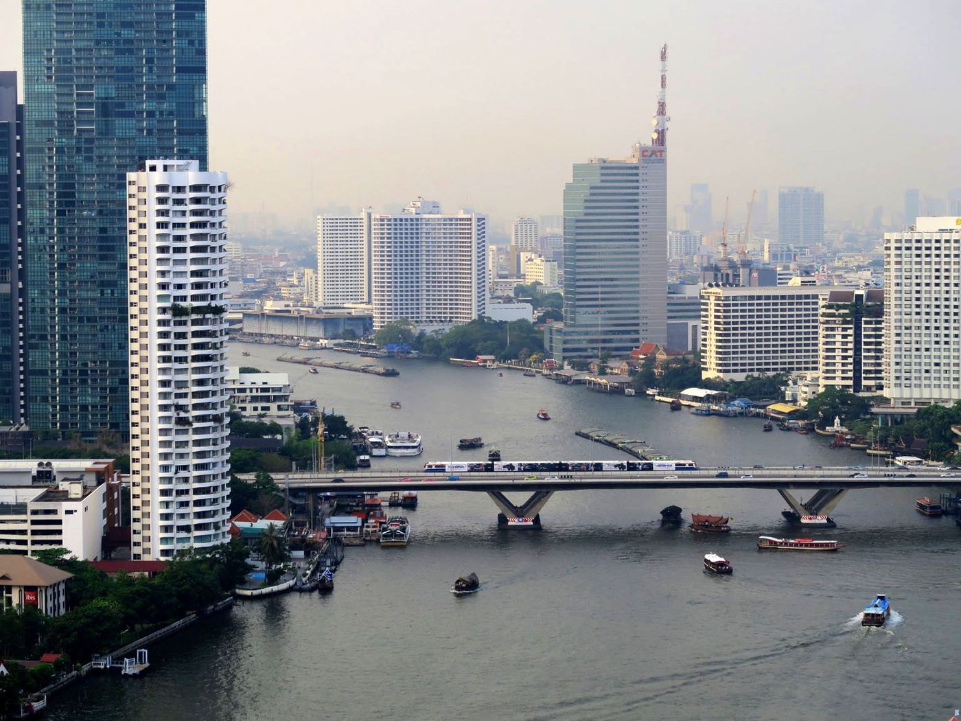 Thaïlande Bangkok Fleuve Chao Phraya