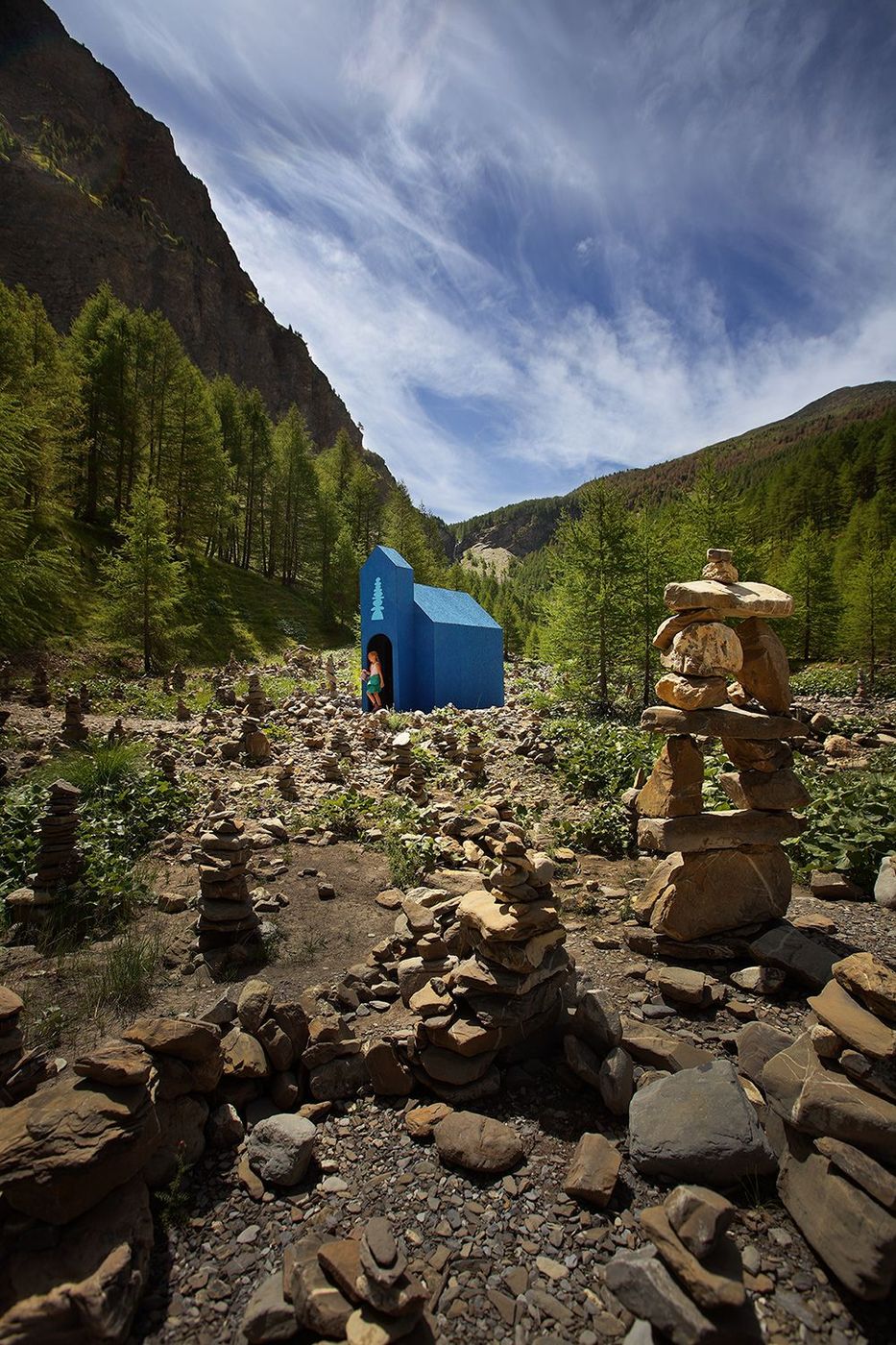 Parcours des Fées Chapelle Bleue Arno Arts