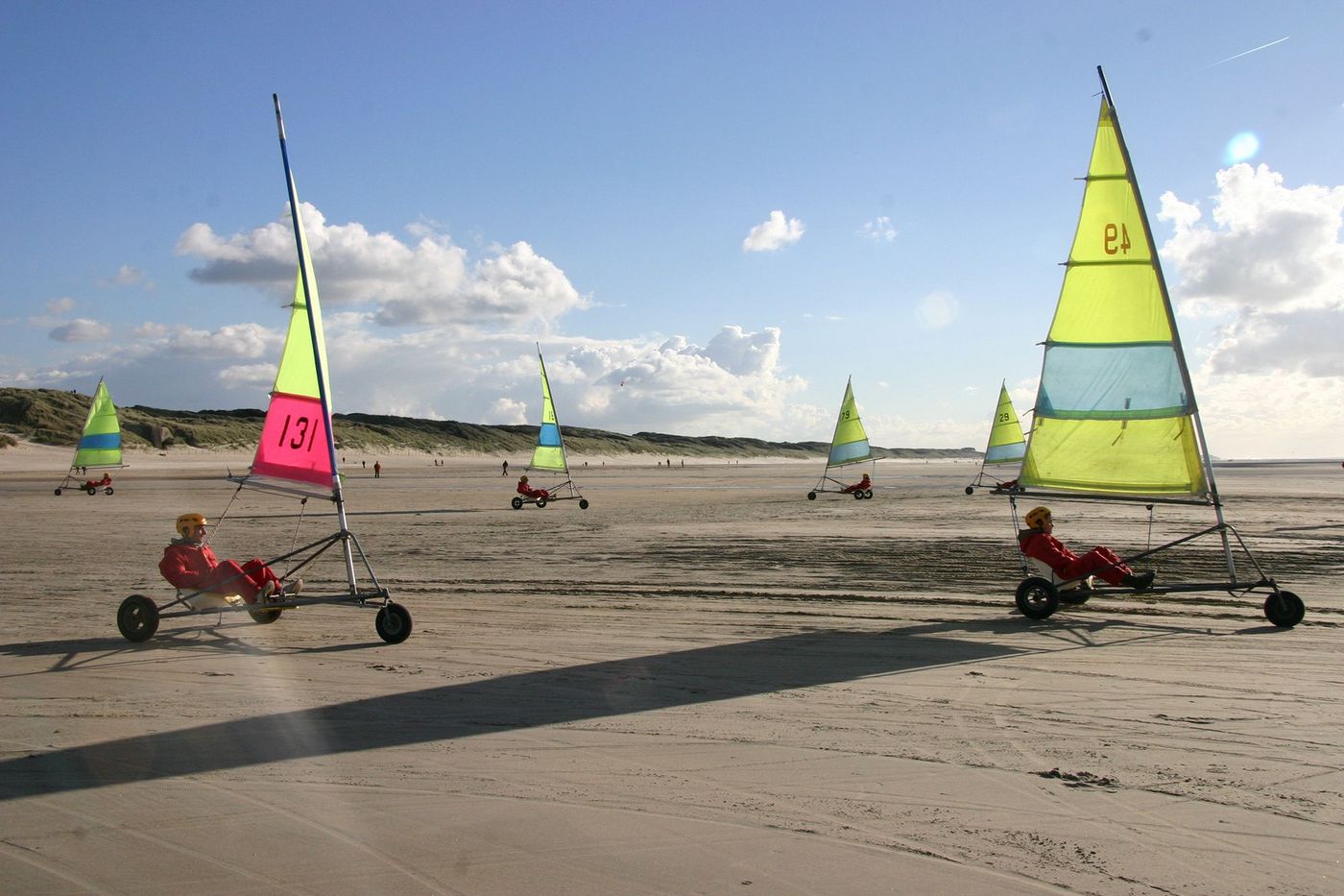Char à voile - plage du Touquet