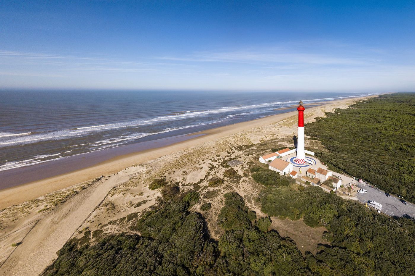 Charente Maritime Cote sauvage Phare de la Coubre