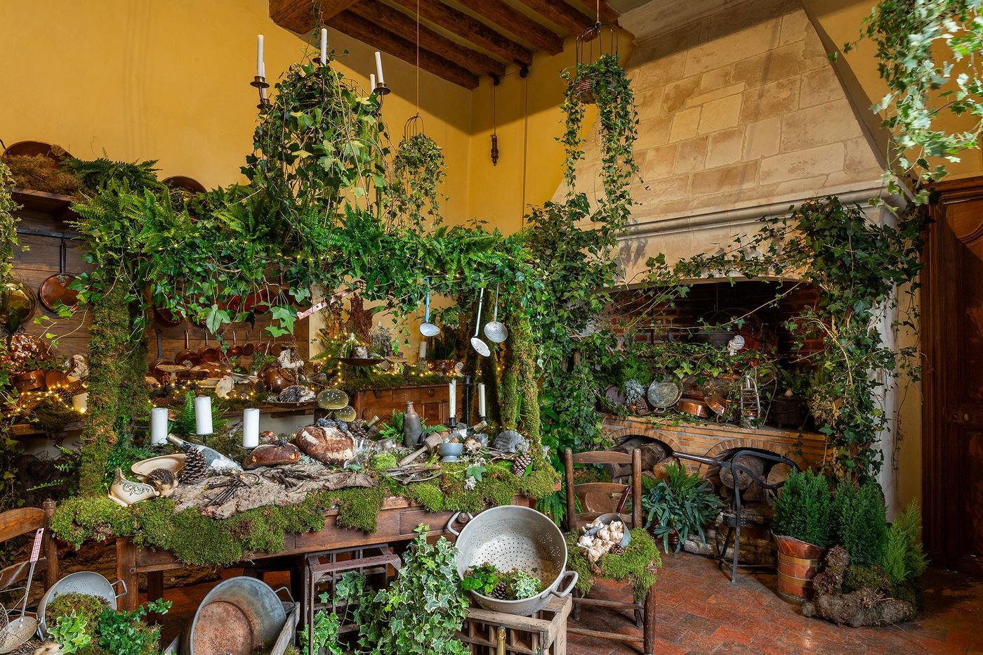 Cuisine du château de Villandry à Noël