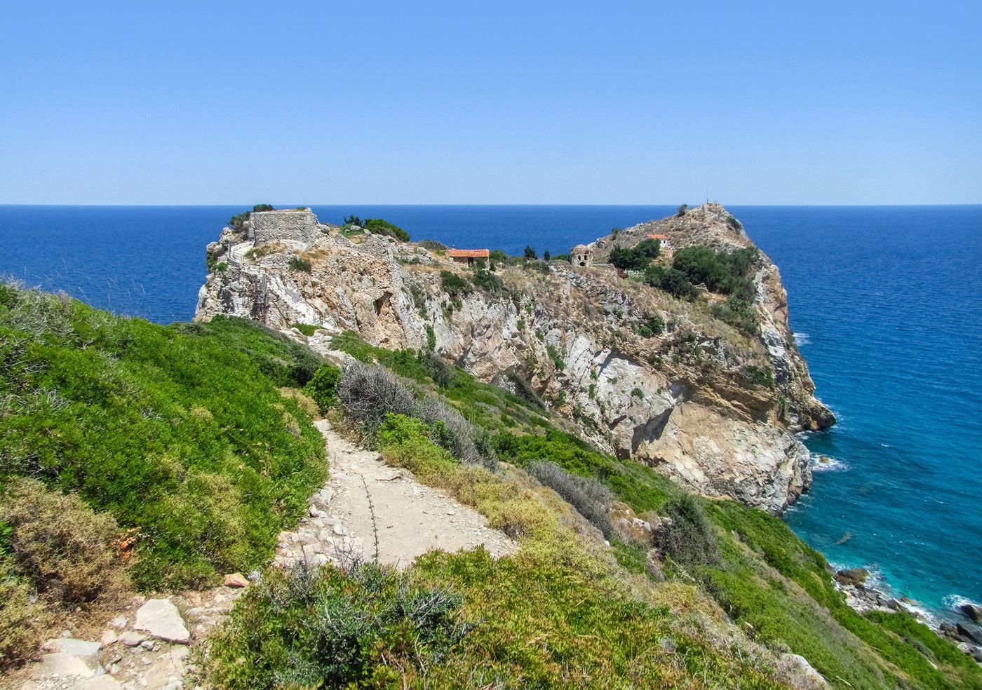 Chemin de randonnée pour Kastro - Skiathos