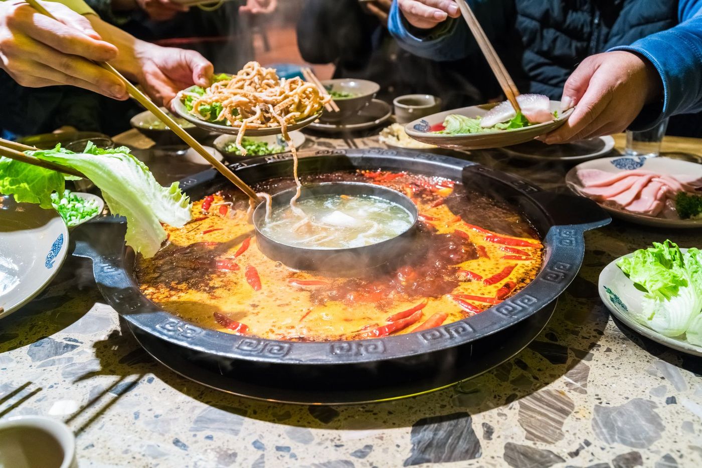 Chine Cuisine Chengdu Fondue