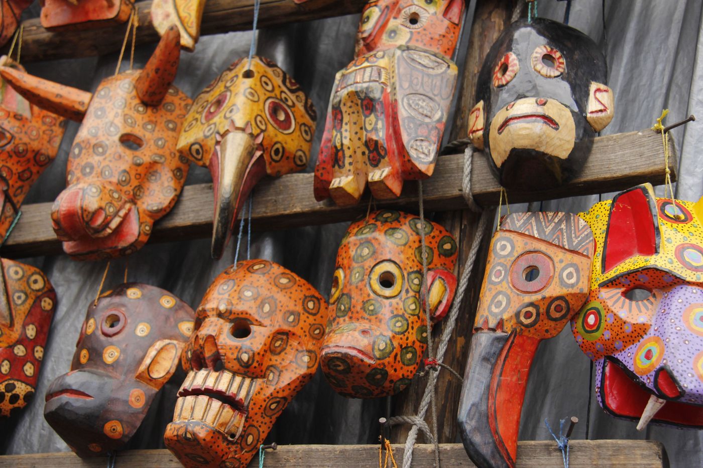 Guatemala Chichicastenango Masques