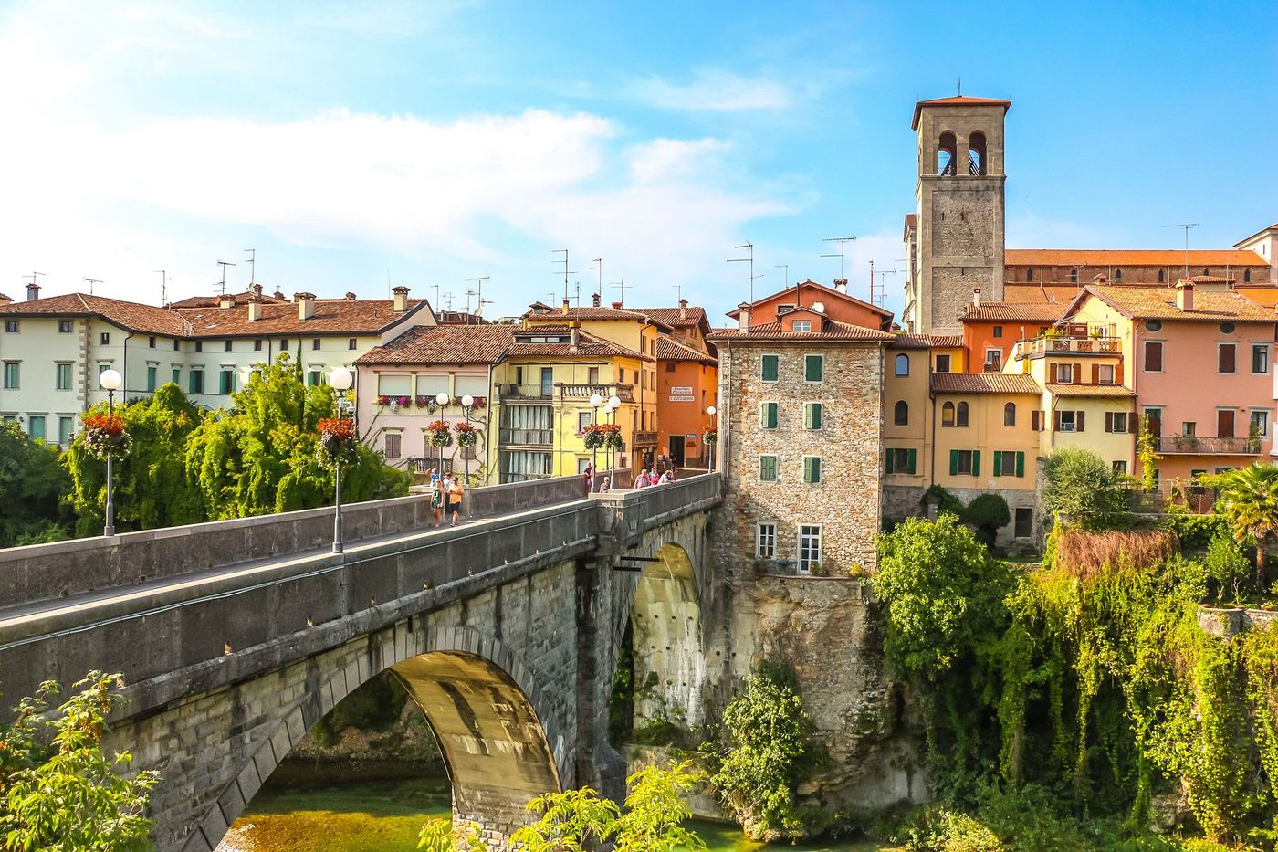 Cividale del Friuli depuis le pont du Diable