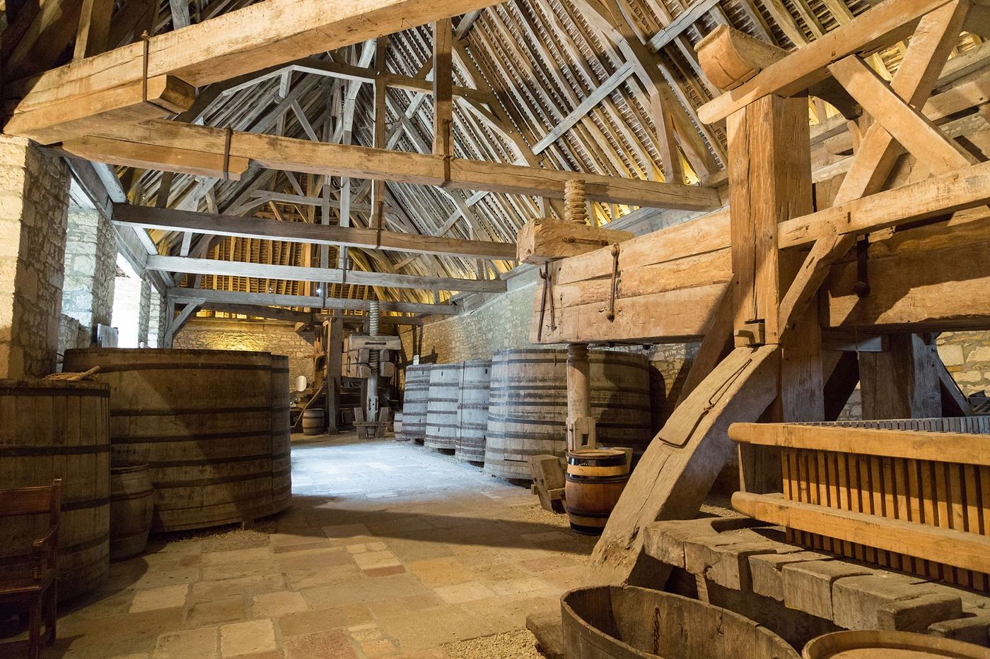 Clos de Vougeot - cuverie et pressoir historique