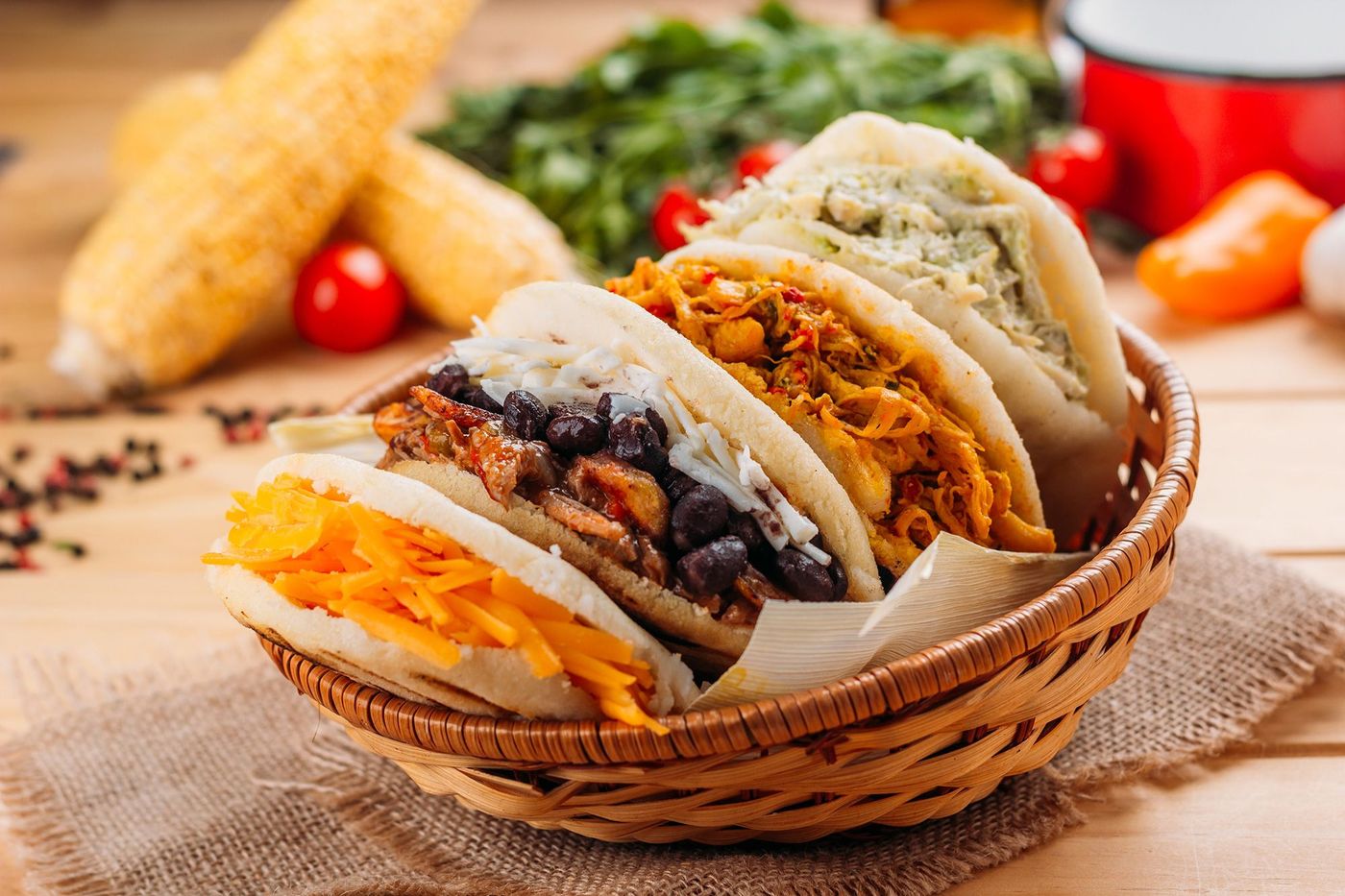 Colombie Arepas