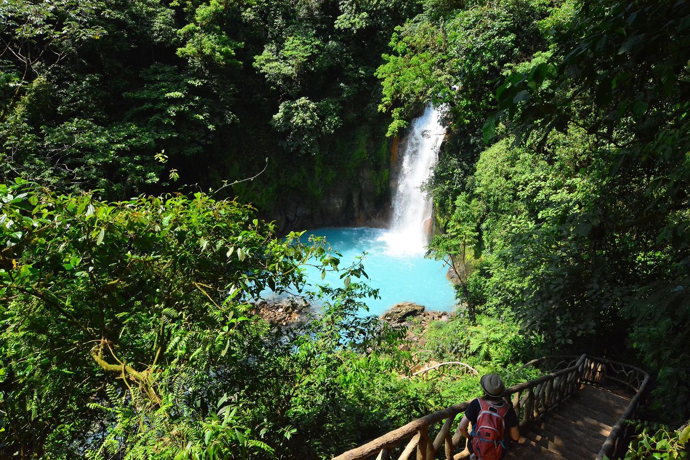 Costa Rica Parc national du volcan Tenorio Rio Celeste