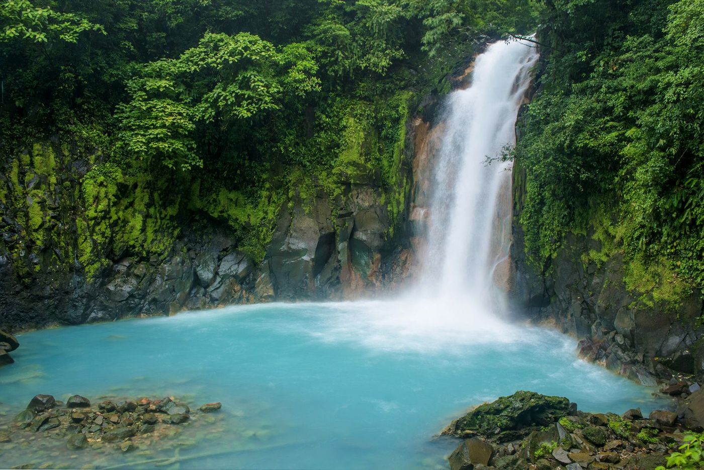 Costa Rica Parc Volcan Tenorio Cascade