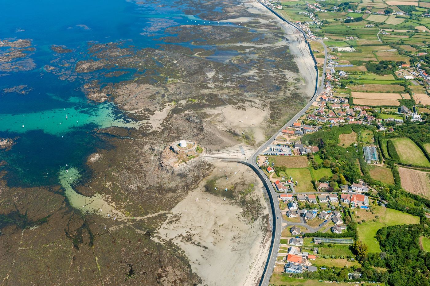 Cote Guernesey Vue Aérienne