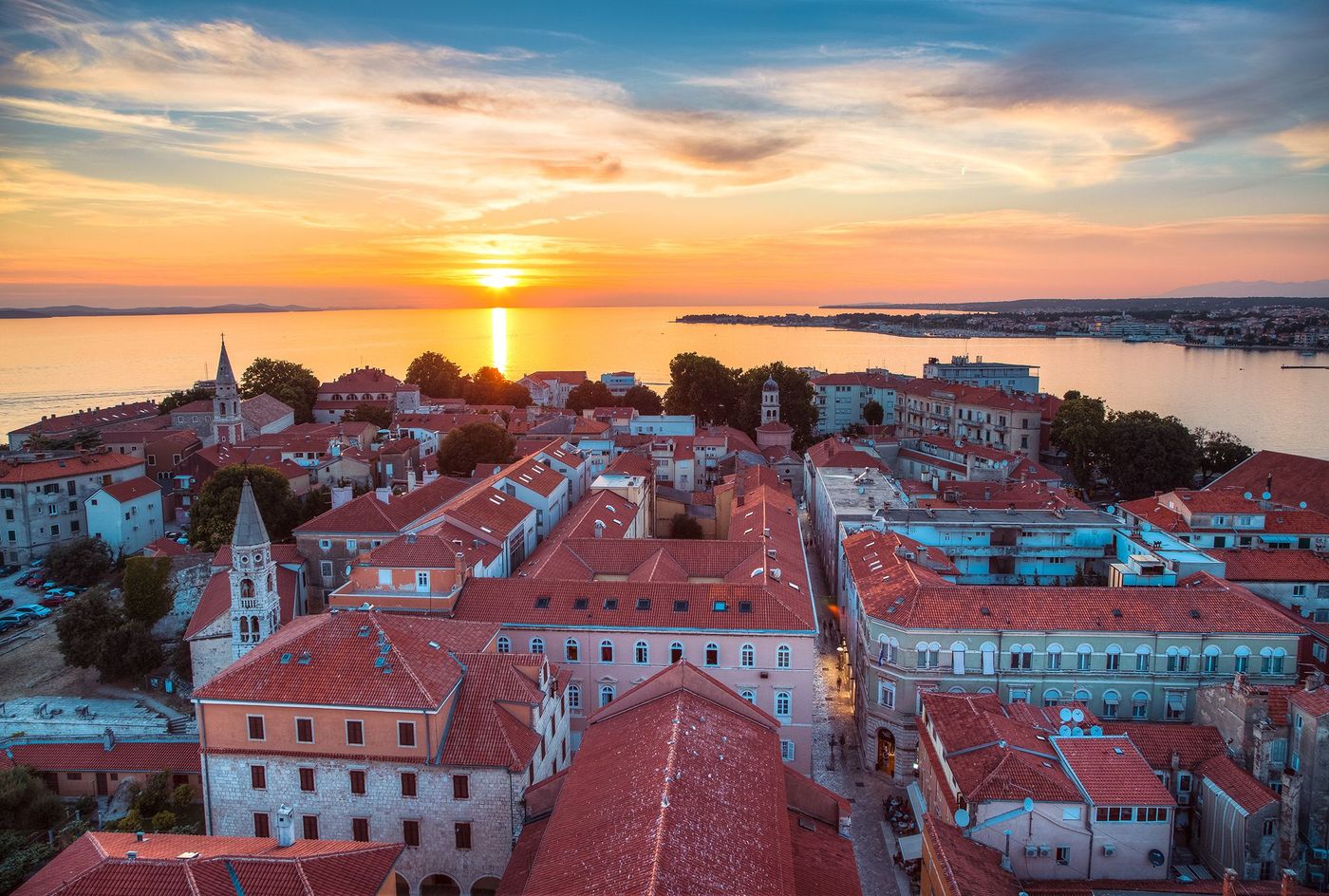 Coucher de soleil Zadar