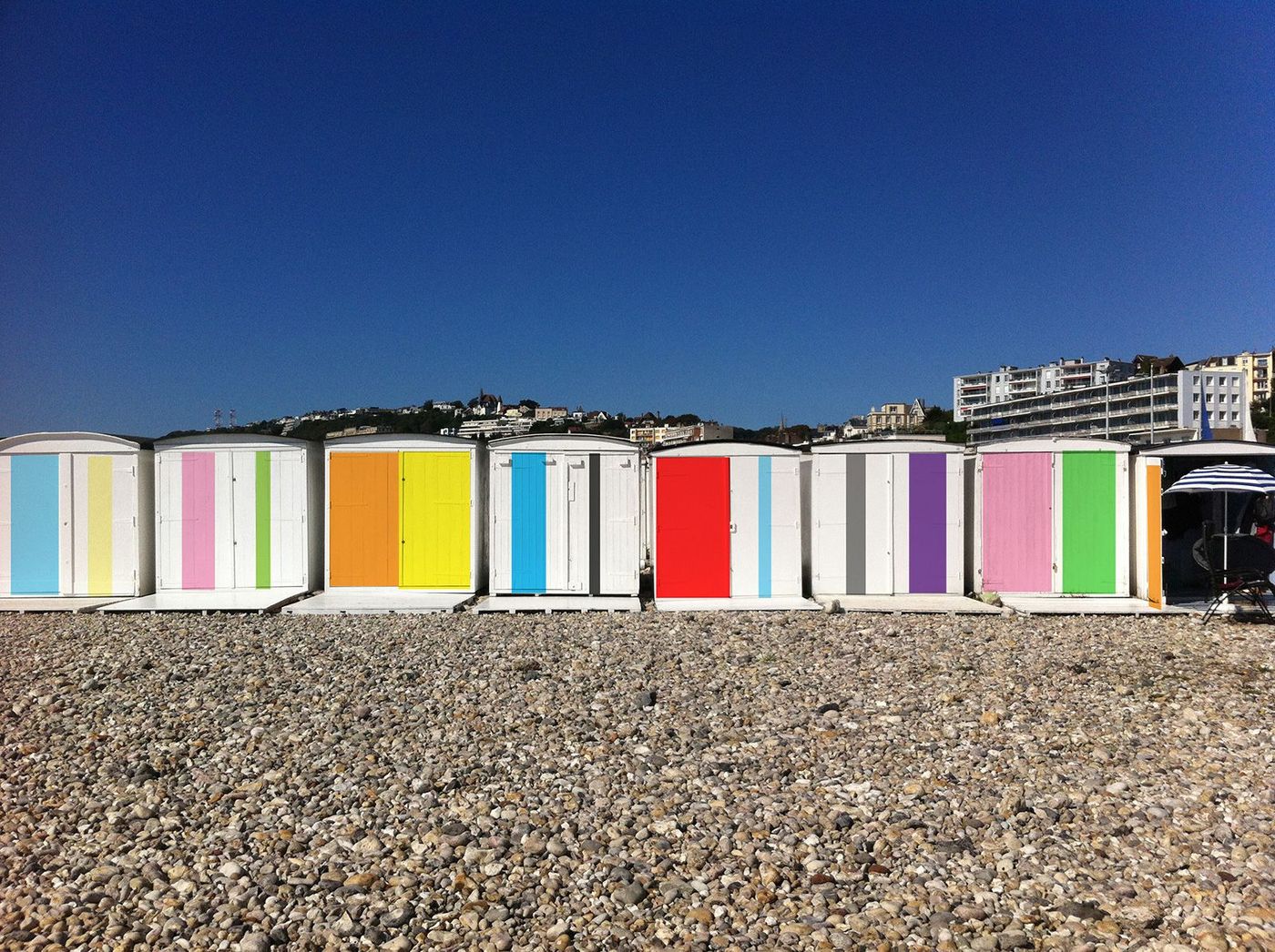 Le Havre Couleurs sur la plage