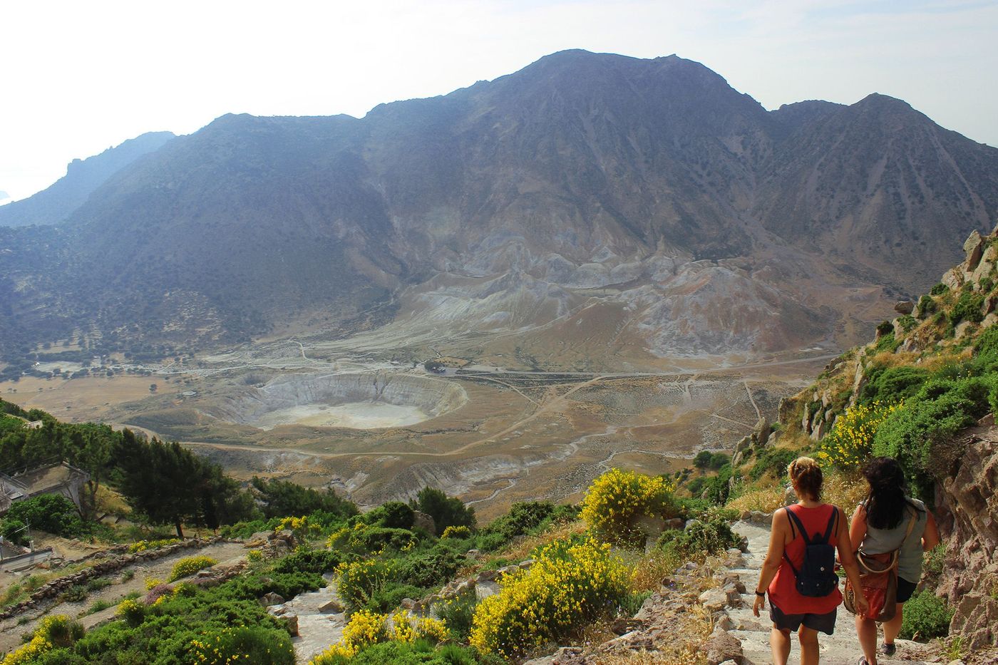 Cratère du volcan de Nissyros