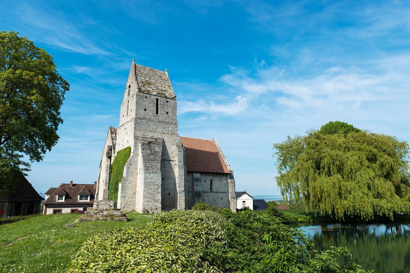 Eglise St. Martin de Cricqueboeuf, Calvados, Normandie