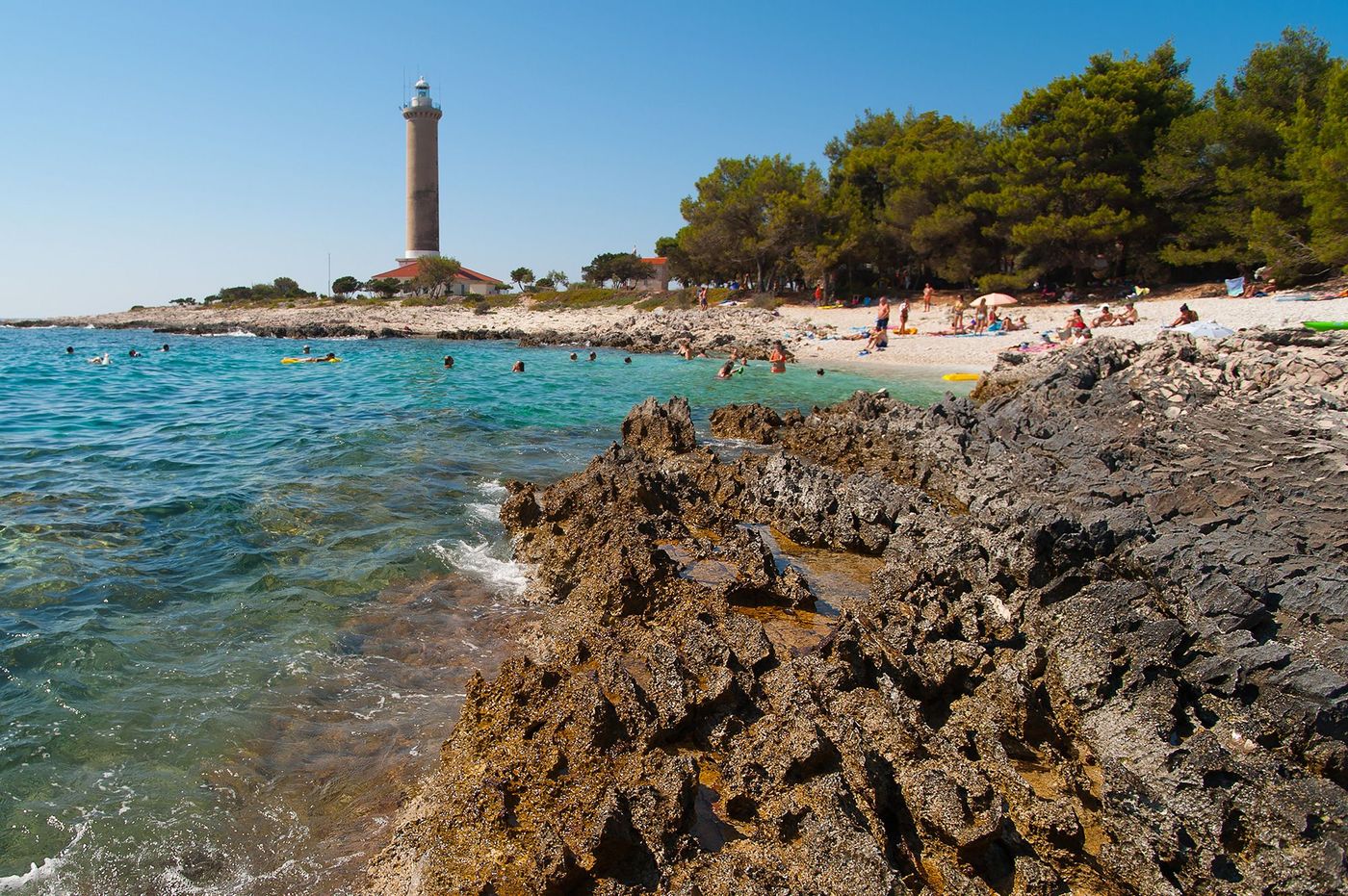 Croatie Dugi Otok Phare Punta Bjanka