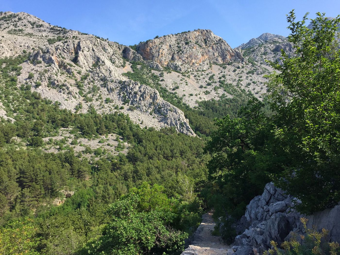 Croatie Parc national de Paklenica