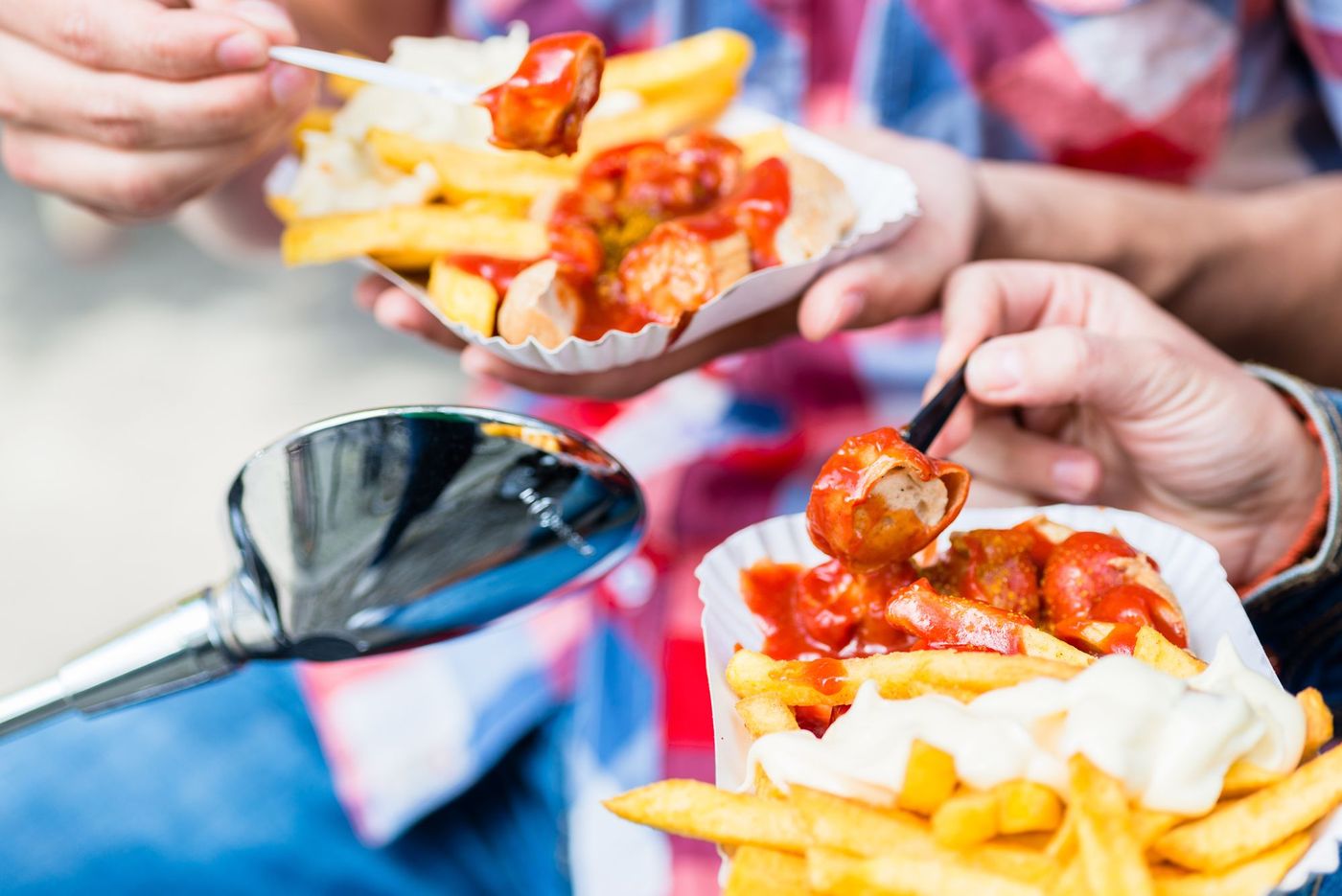 Currywurst Allemagne Street Food