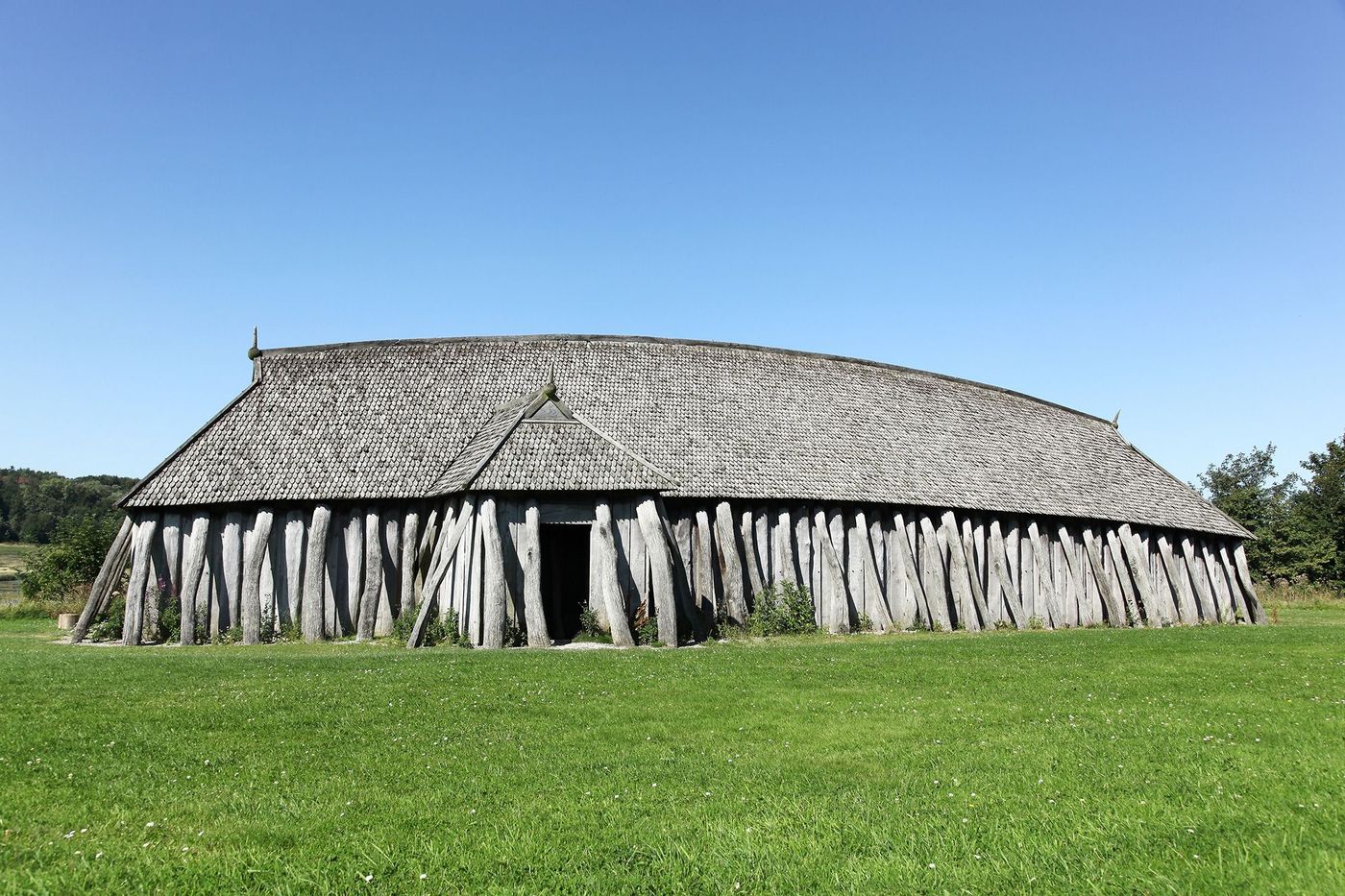 Danemark Fyrkat Maison dans la Forteresse viking