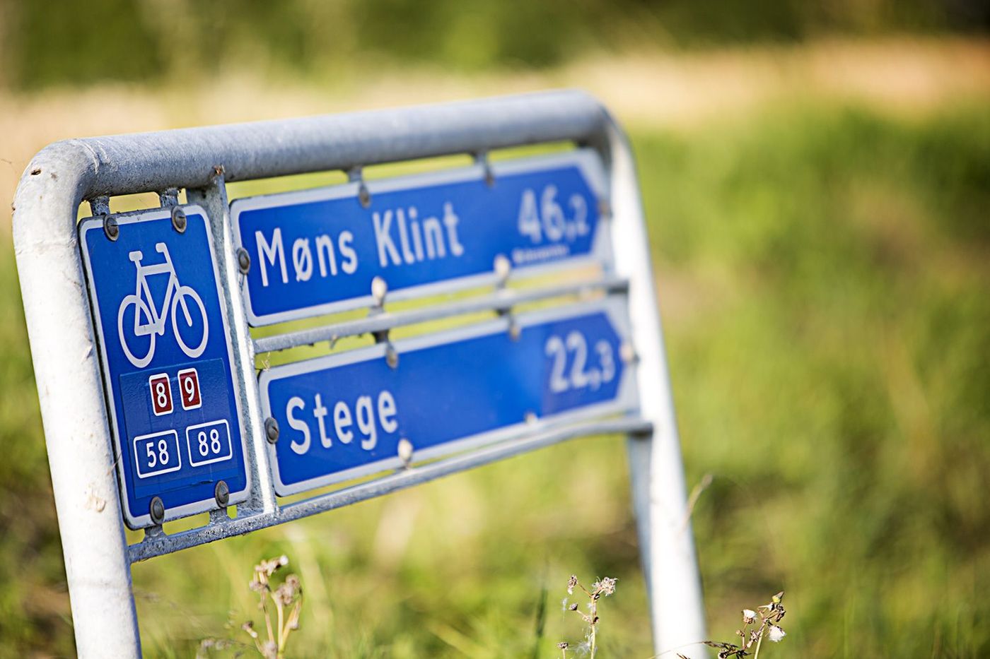 Danemark Panneau Vélo