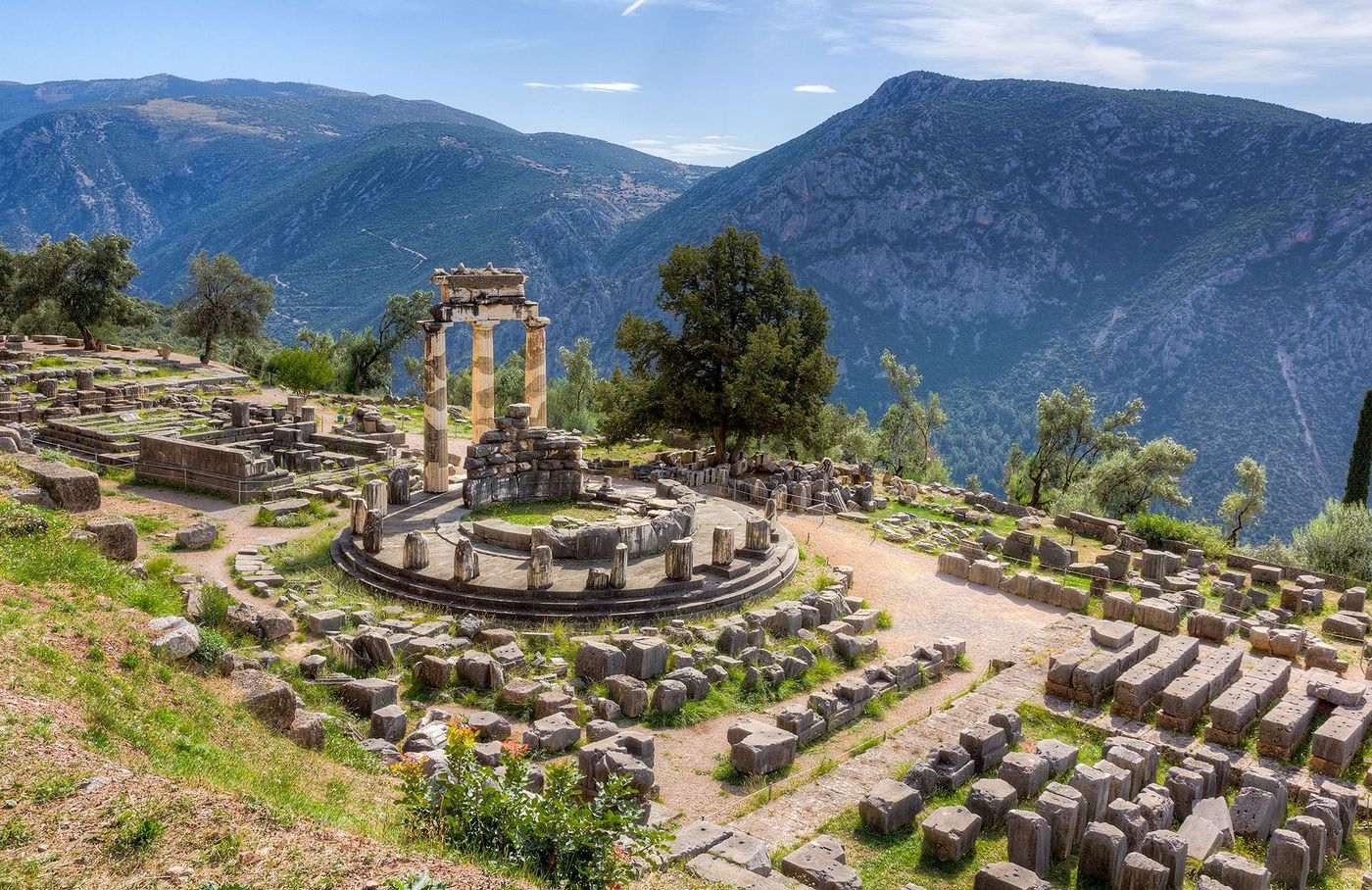 Le sanctuaire d'Athéna Pronaia, Delphes - Grèce