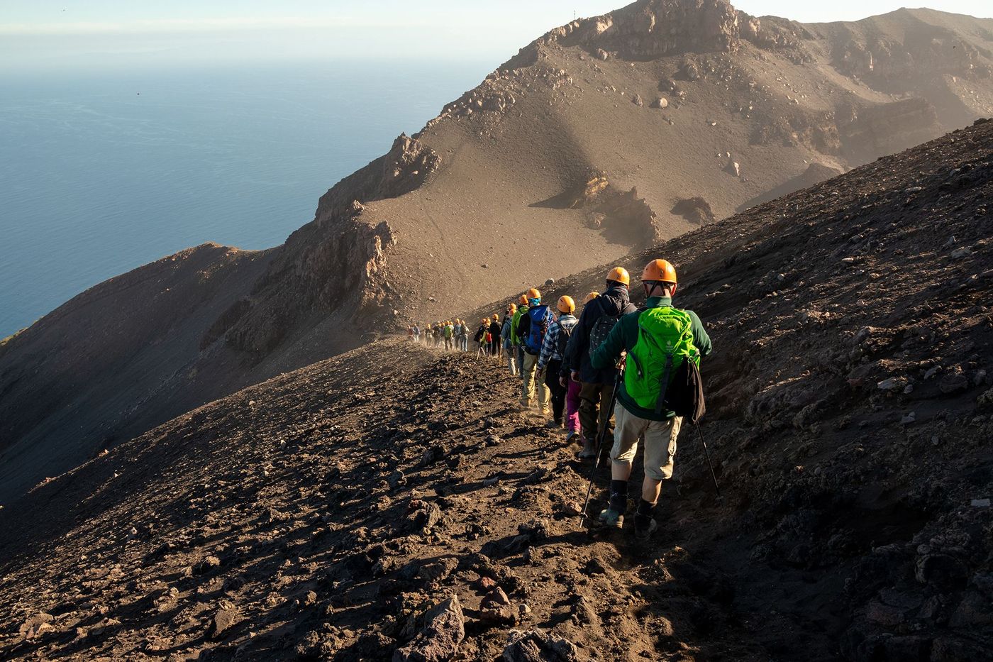 Descente du Stromboli