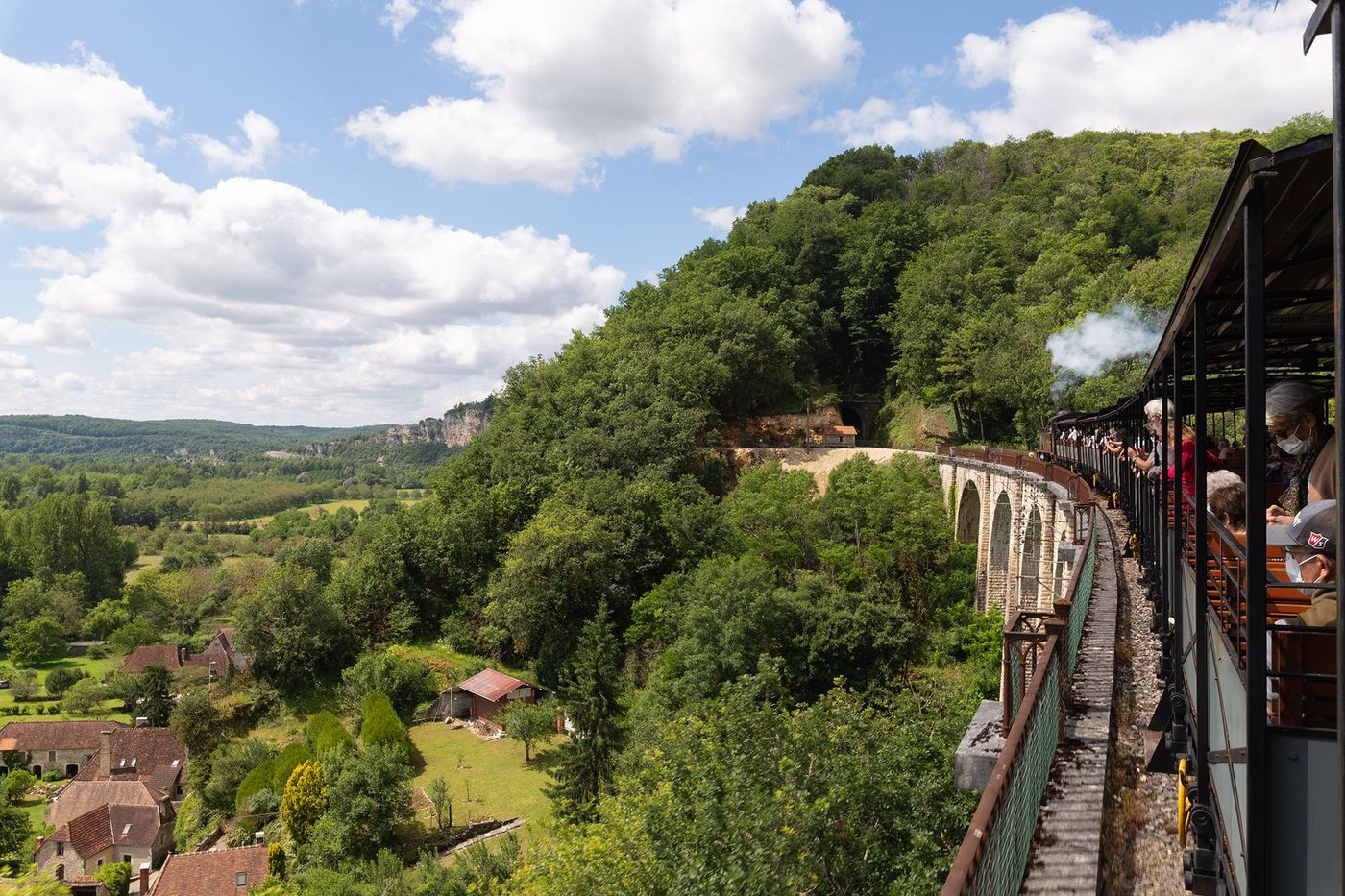 Dordogne Martel Train à vapeur Truffadou