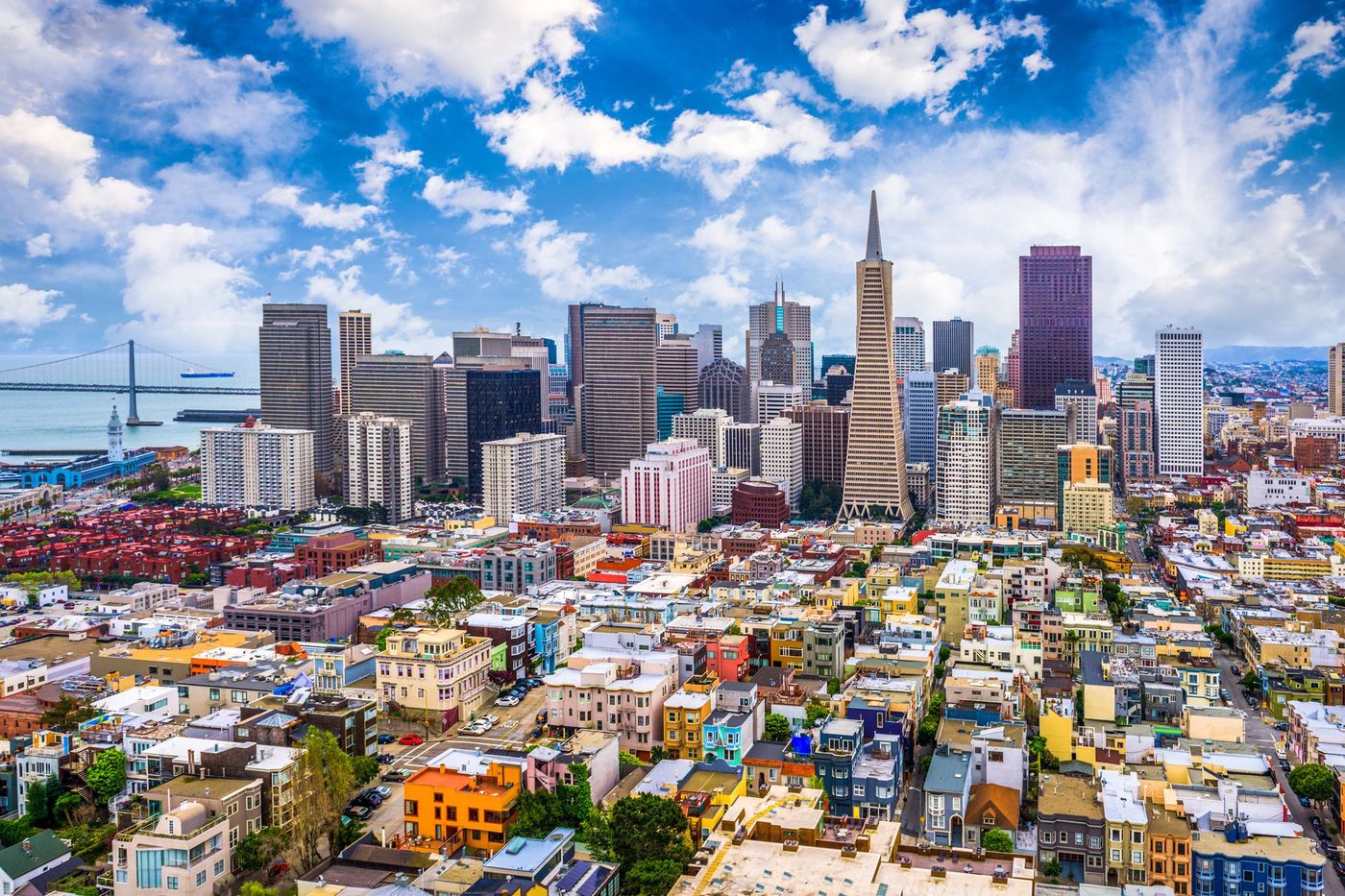 Downtown San Francisco Vue aérienne