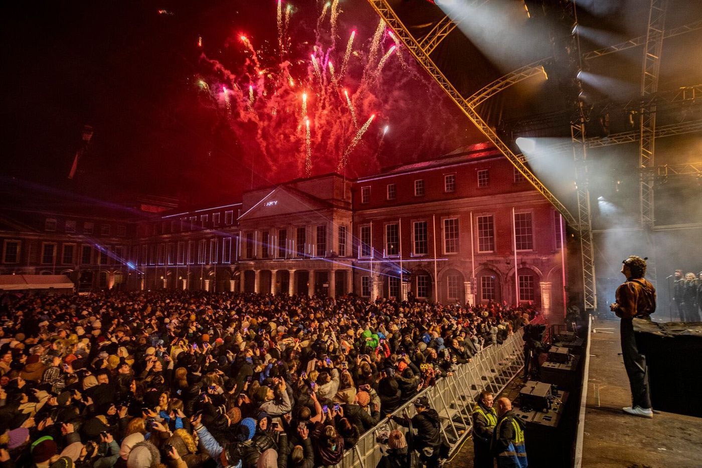 Concert de Cian Ducrot au château de Dublin pour le NYF