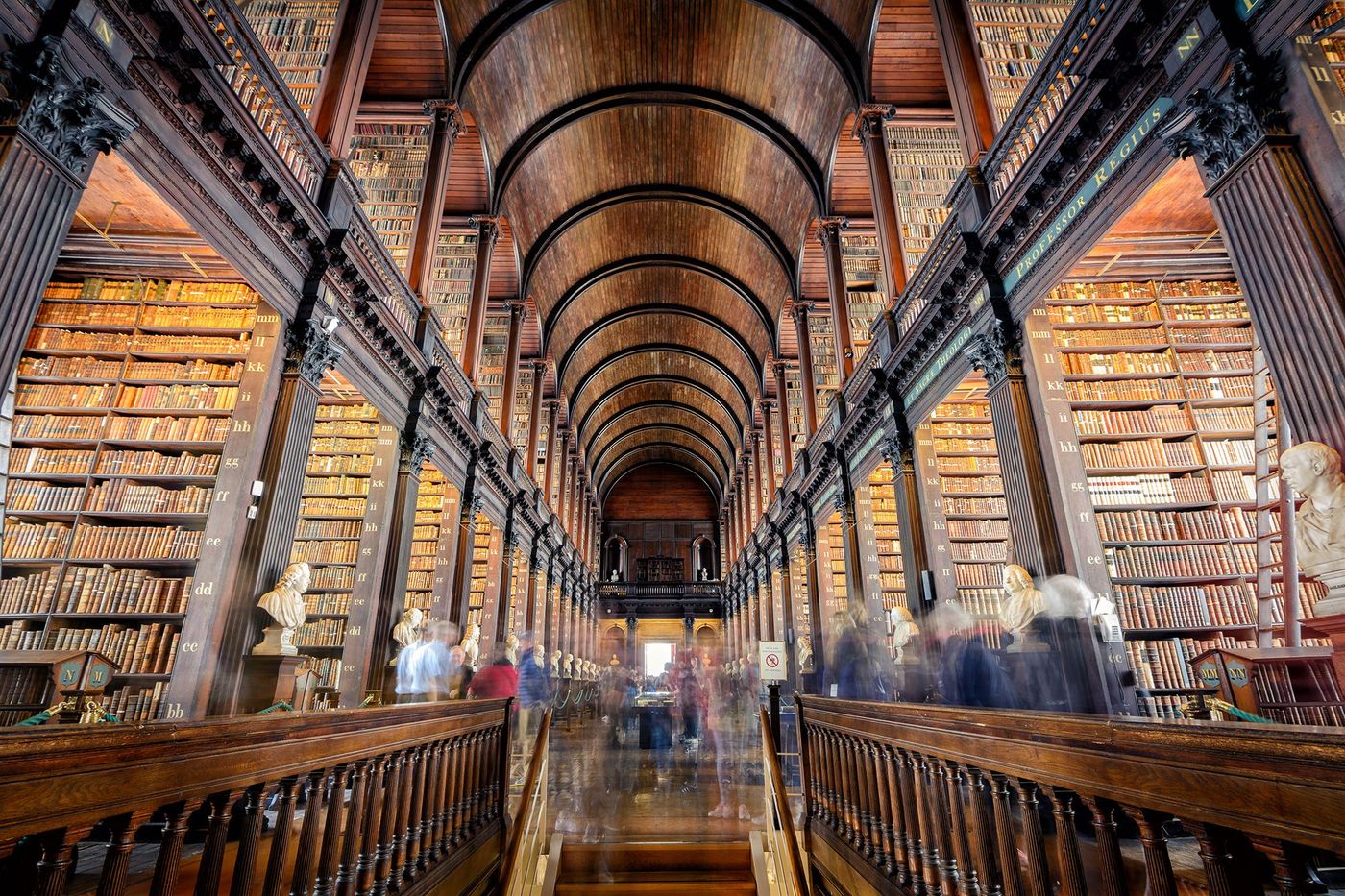 Irlande Dublin Trinity College Bibliothèque